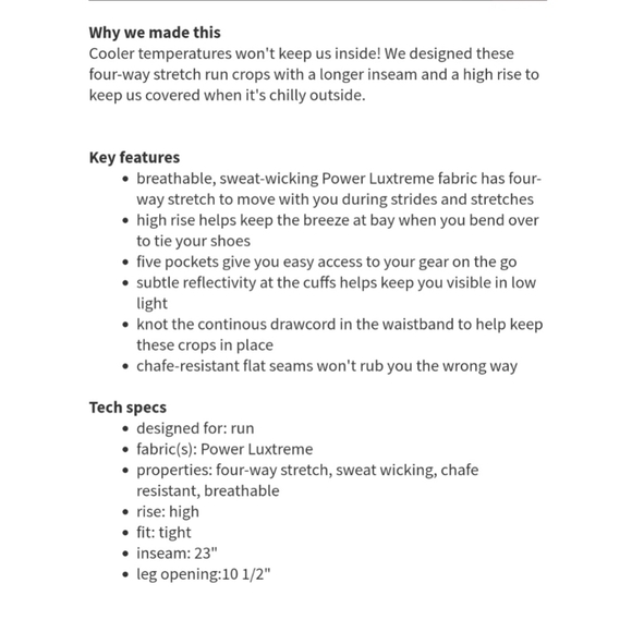 LULULEMON Can't Stop Crop - Picture 12 of 12